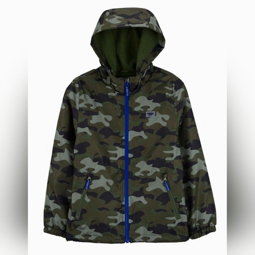 OshKosh B'gosh Camo Hooded Jacket Size 7